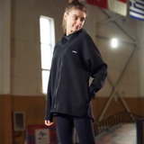 Спортивная куртка для спортзала, дорожная черная толстовка с капюшоном, длинный кардиган с молнией