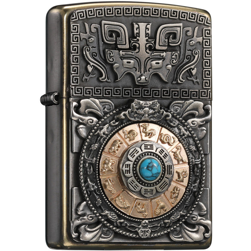 zippo打火机旋转九宫八卦限量收藏级芝宝防风煤油送男友礼物正品,淘宝优惠券,粉丝福利购,淘宝优惠卷