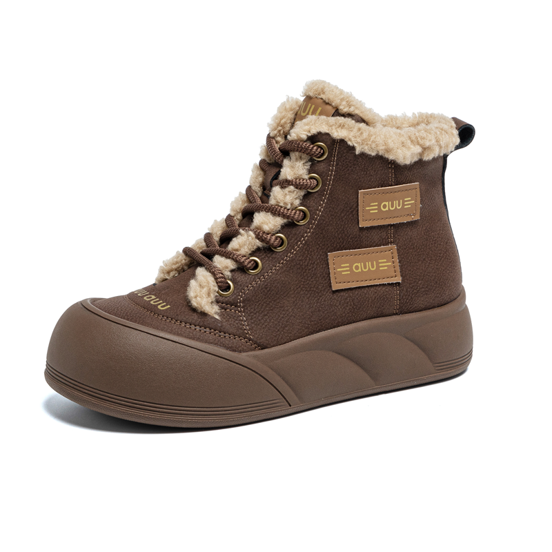 马丁靴女款2025新款厚底棉鞋冬季加绒加厚短靴雪地大码女鞋41到43,淘宝优惠券,粉丝福利购,淘宝优惠卷