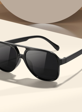 欧美跨境复古双梁太阳镜