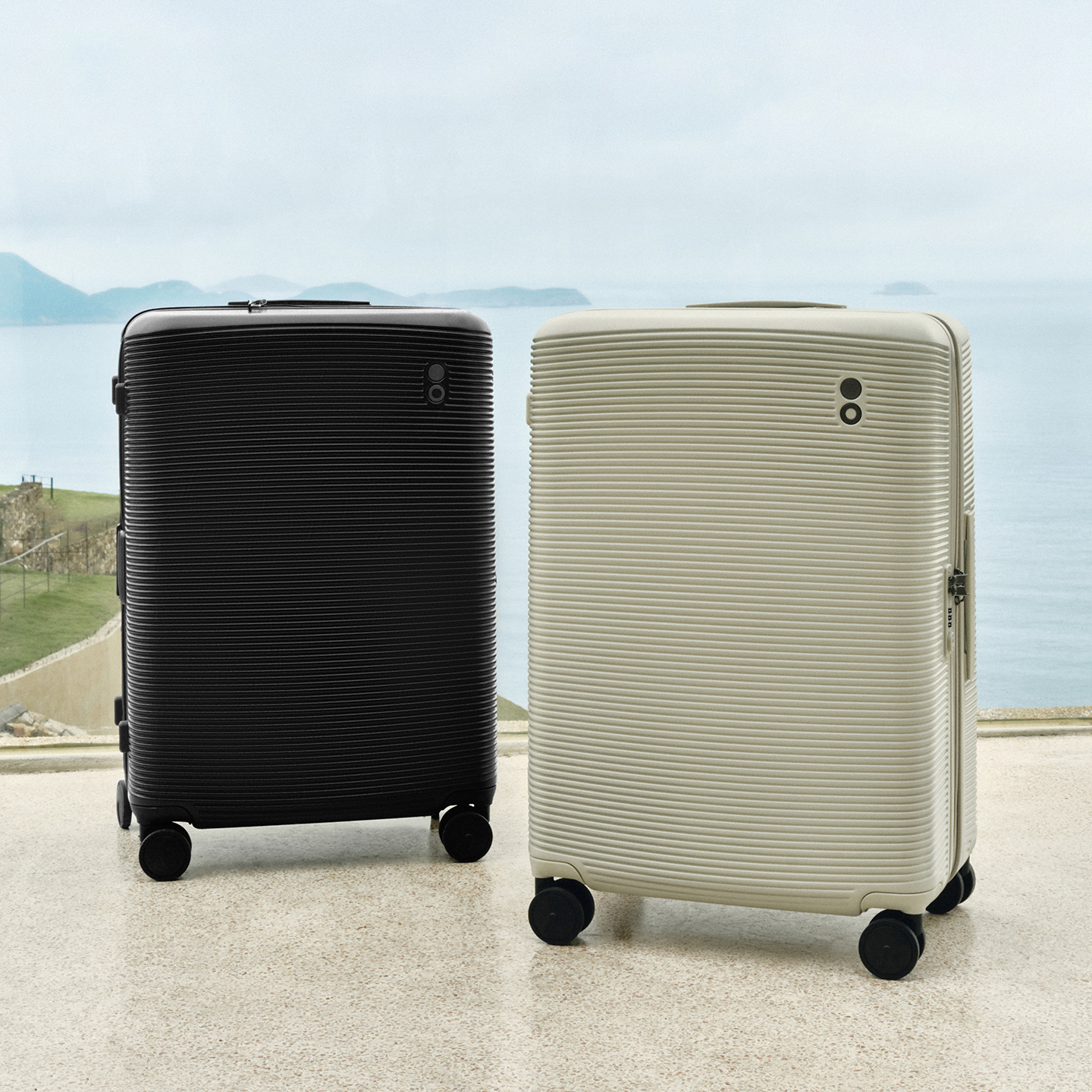 Echolac/爱可乐ULTIMA可扩容轻音抗压框架箱女大容量PC拉杆旅行箱 - 图0