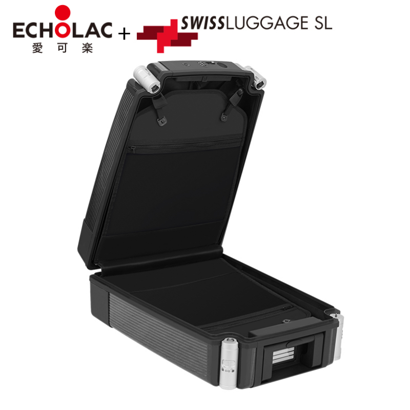 Echolac/爱可乐SWISS LUGGAGE SL碳纤维高端商务旅行箱20寸登机箱-图3