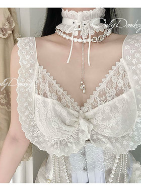 小众串珠仿珍珠铆钉女