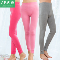 Кальсоны ab秋裤男士纯棉毛裤中老年薄线裤单件女全棉保暖裤宽松打底裤冬季 &