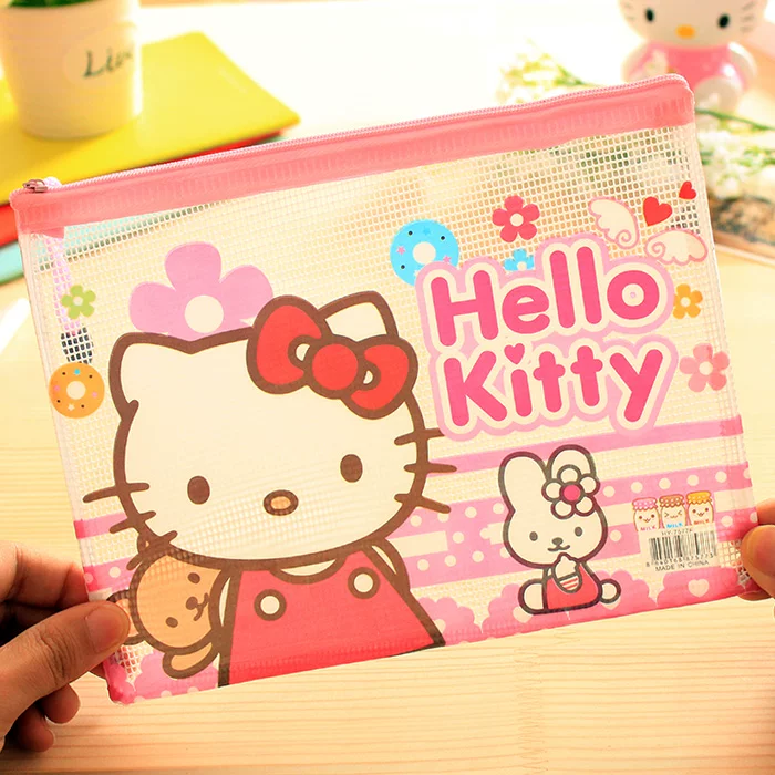 Hello Kitty, канцелярские товары для документов, пенал, Южная Корея