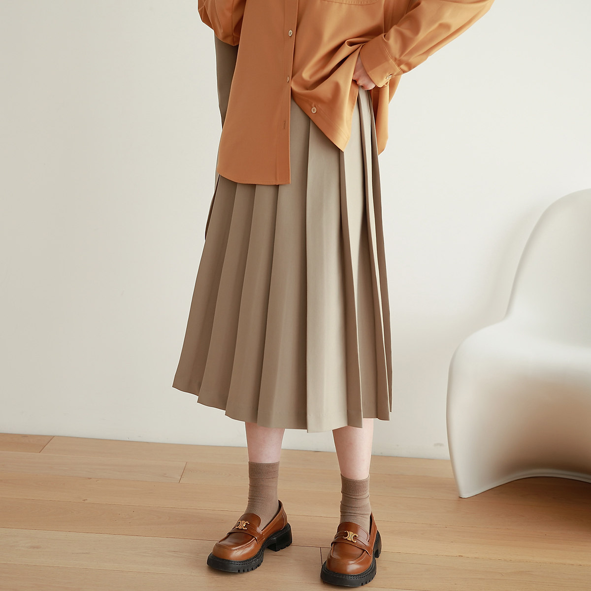 嘉茱莉2022春季新款职业西装半身裙 嘉茱莉半身裙