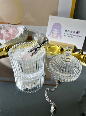 水晶灵摆｜白水晶粉水晶蛋白石虎眼石套餐消磁套装木质雕刻灵摆盘
