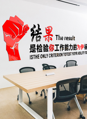 亚克力3d立体激励文字定制墙贴