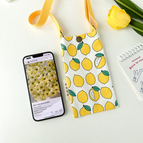 触屏手机包女 斜挎挂脖袋2026新款便携手机保护套小杂物包零钱袋 - 图0