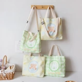 Милый кролик, сумка через плечо для школьников и студентов, сумка для ланча, с медвежатами