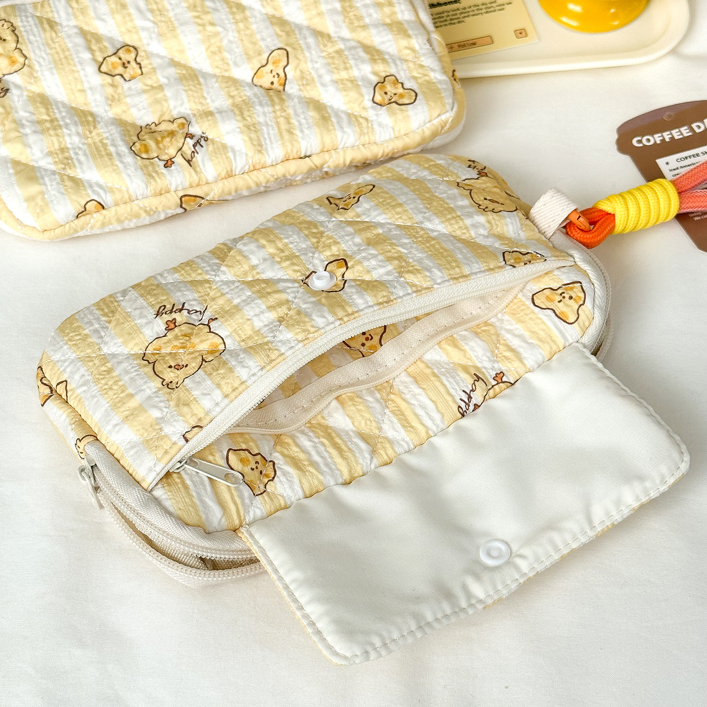 可放2个手机的加厚拉链手机包大容量 小手拎包绗缝棉 长款钱包,淘宝优惠券,粉丝福利购,淘宝优惠卷