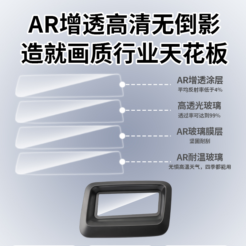 适配理想L6/L7/L8/L9抬头显示保护罩HUD防尘盖MEGA装饰用品配件 - 图1