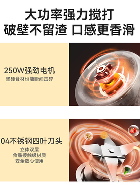 美的小型便携多功能榨汁机