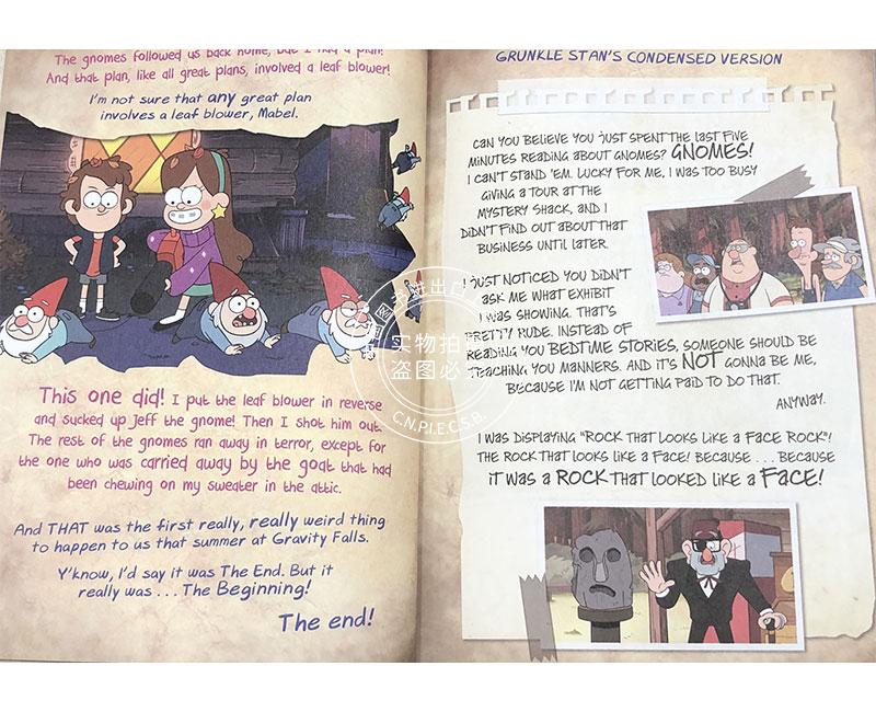 现货怪诞小镇怪诞神奇故事睡前故事集英文原版 Gravity Falls Gravity Falls: Tales of the Strange and Unexplained-图1