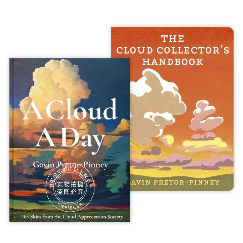 预售 云彩收集者收藏指南两本套装 英文原版 A Cloud A Day + The Cloud Collector's Handbook 一天一朵云  Gavin Pretor-Pinney - 图1