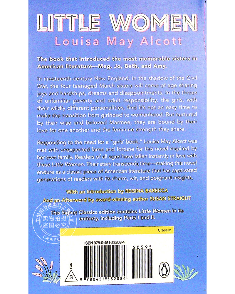 现货小妇人英文原版小说 Little women Signet Classics路易莎·梅·奥尔科特Louisa May Alcott半自传体小说进口世界文学名著-图3