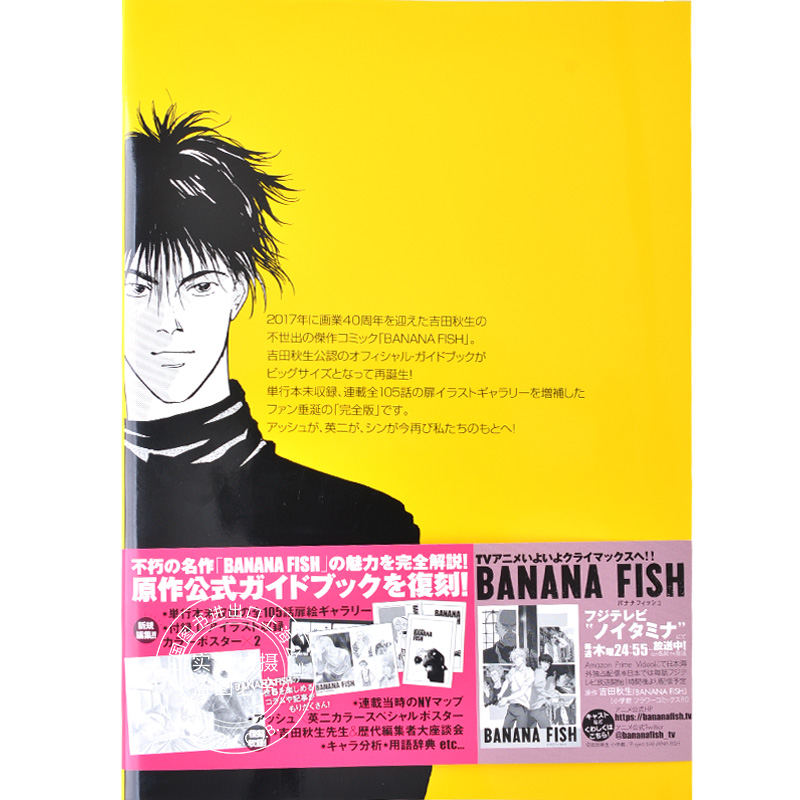 现货 进口日文 公式书 BANANA FISH オフィシャルガイドブック REBIRTH 完全版 - 图3