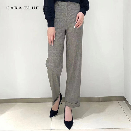 cara blue 喀啦 女裤 通勤百搭气质修身KB223MWP0001 - 图0