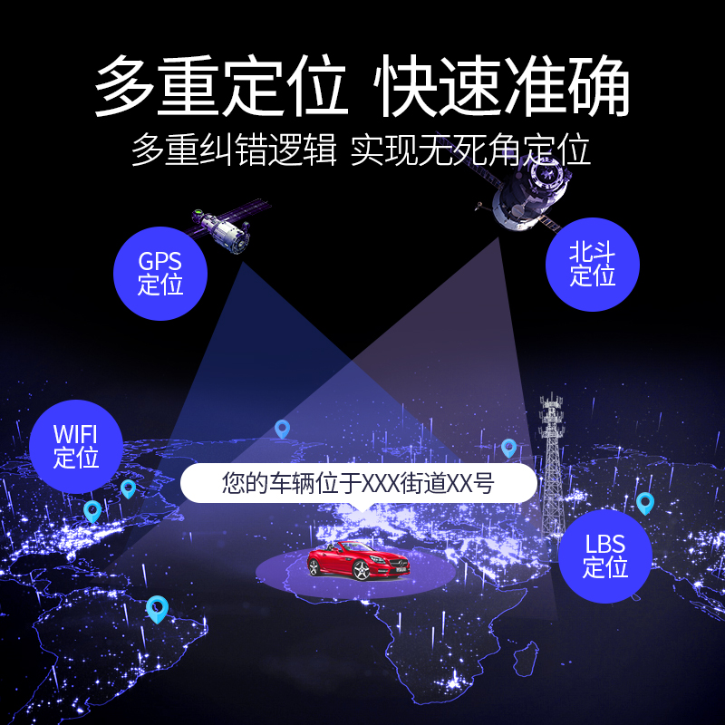金伦数码专营店gps定位器汽车载辆跟踪神器追跟小型卫星专业订位远程录音追踪仪j0