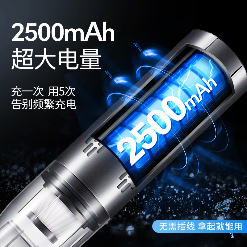 金伦数码专营店车载吸尘器无线充电家用车用两用强力大功率车内专用小型迷你手持3