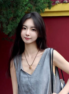 雍香灰星空琉璃珠项链琉璃球吊坠挂件男女锁骨链颈链转运珠毛衣链