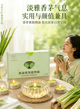 植物香薰蜡烛驱蚊除味蜡烛