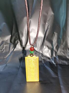 新款南无阿弥陀佛项链双面六字名号吊坠佛牌平安挂件结缘男女挂饰