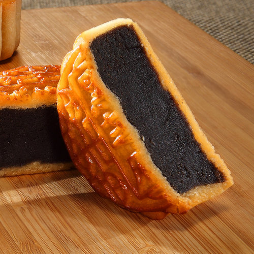 广州酒家低糖黑芝麻馅料500g广式冰皮月饼青团蛋黄酥包子面包粽子 - 图1