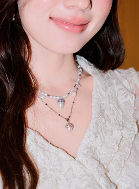 可爱吊坠！属于松鼠的珍珠榛果