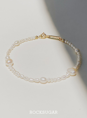 冰糖银饰/小众925纯银天然淡水