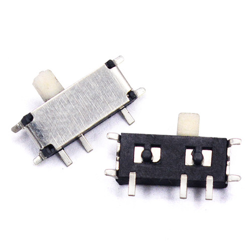 Risym 七脚拔动 MSK-12C01-07(1P2T) 贴片拨动开关 (10个) - 图0