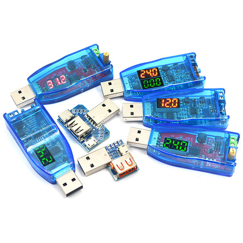 DC-DC USB可调升降压电源稳压模块5V转3.3V 9V 12V 24V DP模块 - 图0