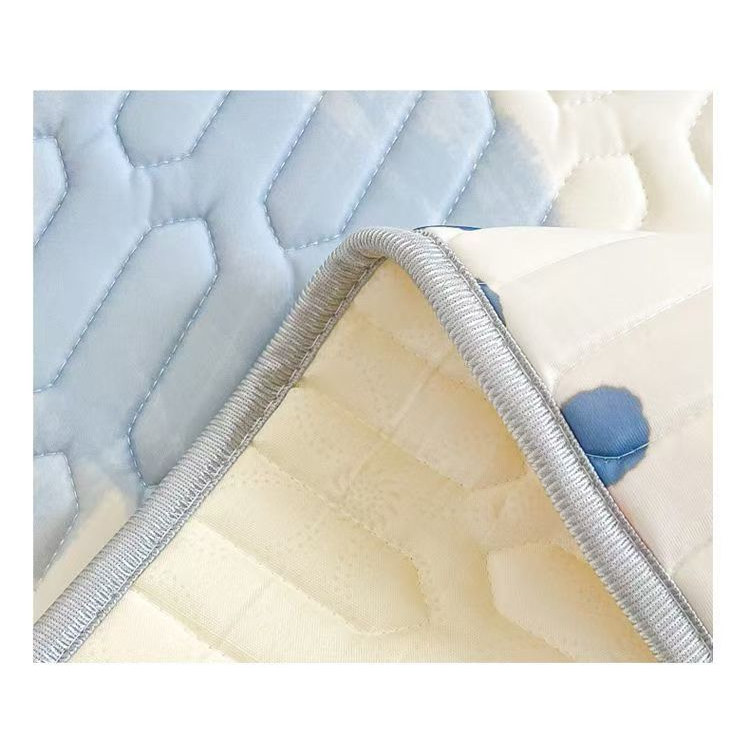 x夏季冰丝乳胶凉席 床笠单件 双人软席薄床垫 可折叠学生宿舍席子