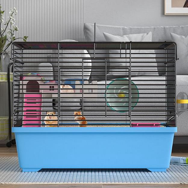 12厘米加高托盘47基础笼子豚芦丁鸡花枝金丝熊仓鼠四季家用宠物笼 - 图1