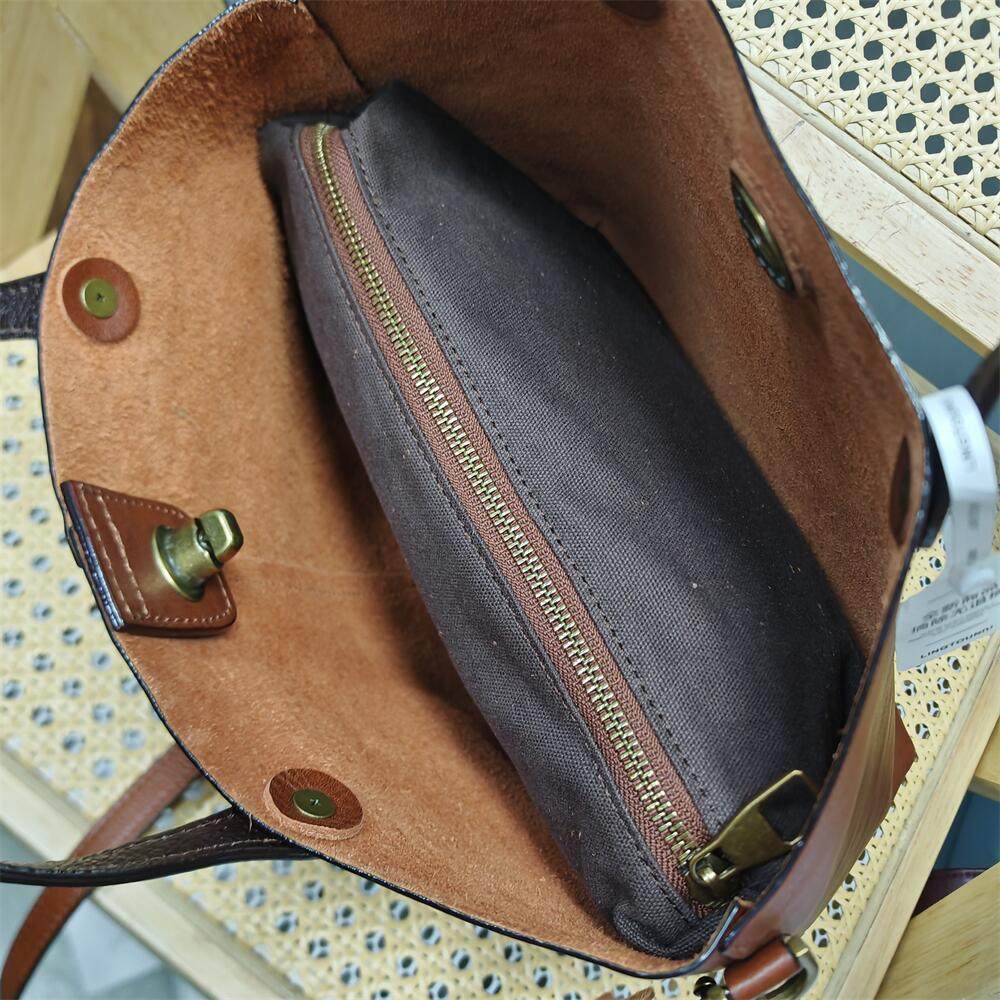 进口植鞣树膏头层牛皮复古子母手提外贸出口真皮单肩斜挎特价女包,淘宝优惠券,粉丝福利购,淘宝优惠卷