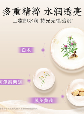 花皙蔻牡丹倾城遮瑕气垫CC霜