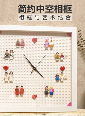 4cm正方形画框干花兼容乐高