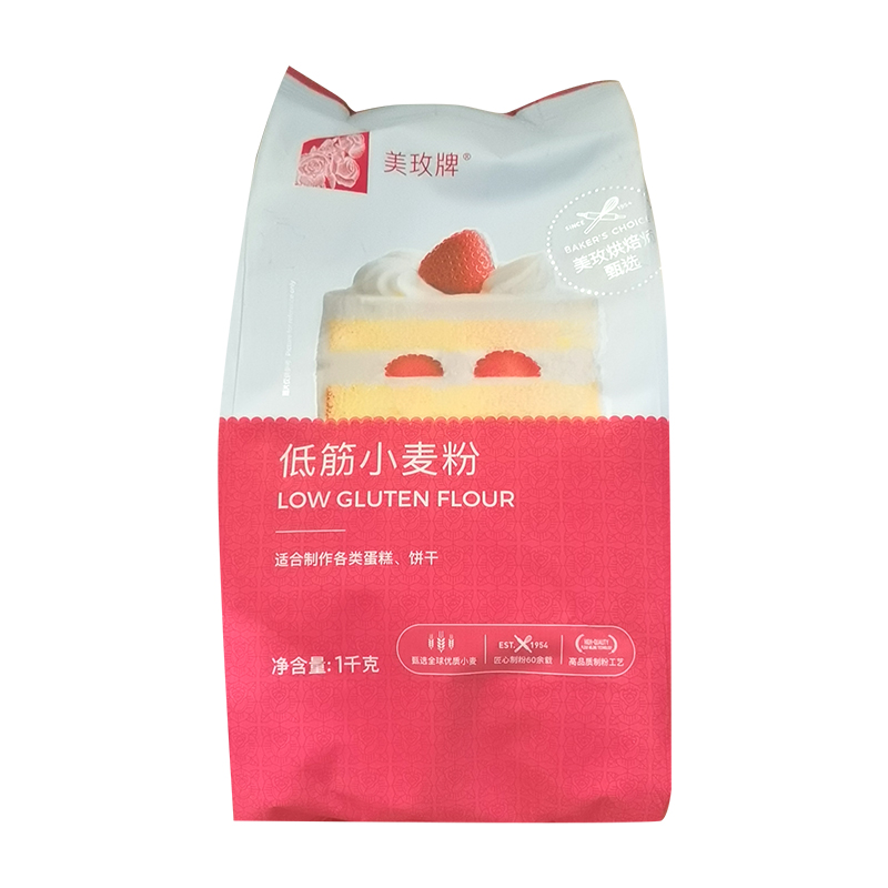 美玫低筋小麦粉1kg*2蛋糕曲奇饼干蛋挞通用面粉低粉家用烘焙DIY - 图3