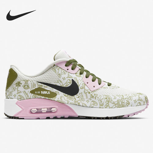 Nike/耐克正品AIR MAX 90 G NRG 男女高尔夫球鞋情侣款CU9980-100 - 图1