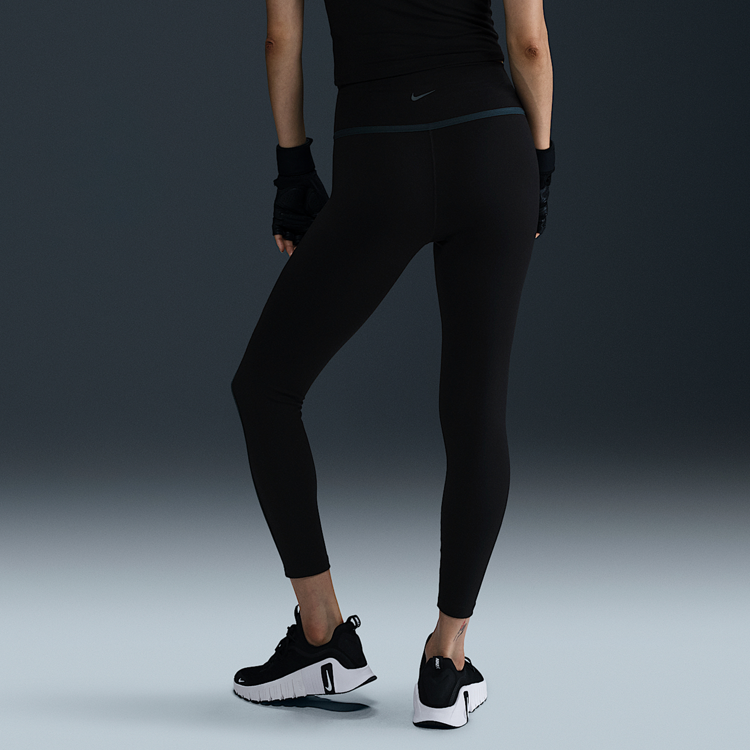 Nike/耐克官方正品2025秋季款女士运动高腰紧身长裤HJ1138-010 - 图2