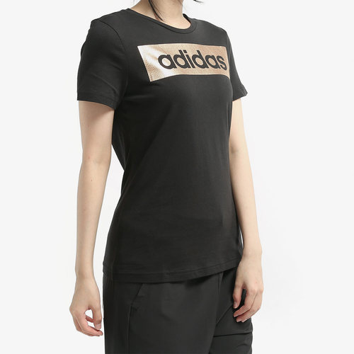 Adidas/阿迪达斯正品当季新款 女子运动圆领休闲短袖T恤 CD1978 - 图2