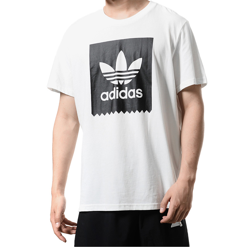 Adidas/阿迪达斯正品BLKBRD LOGO FIL 男子休闲运动短袖T恤AY8899 - 图3