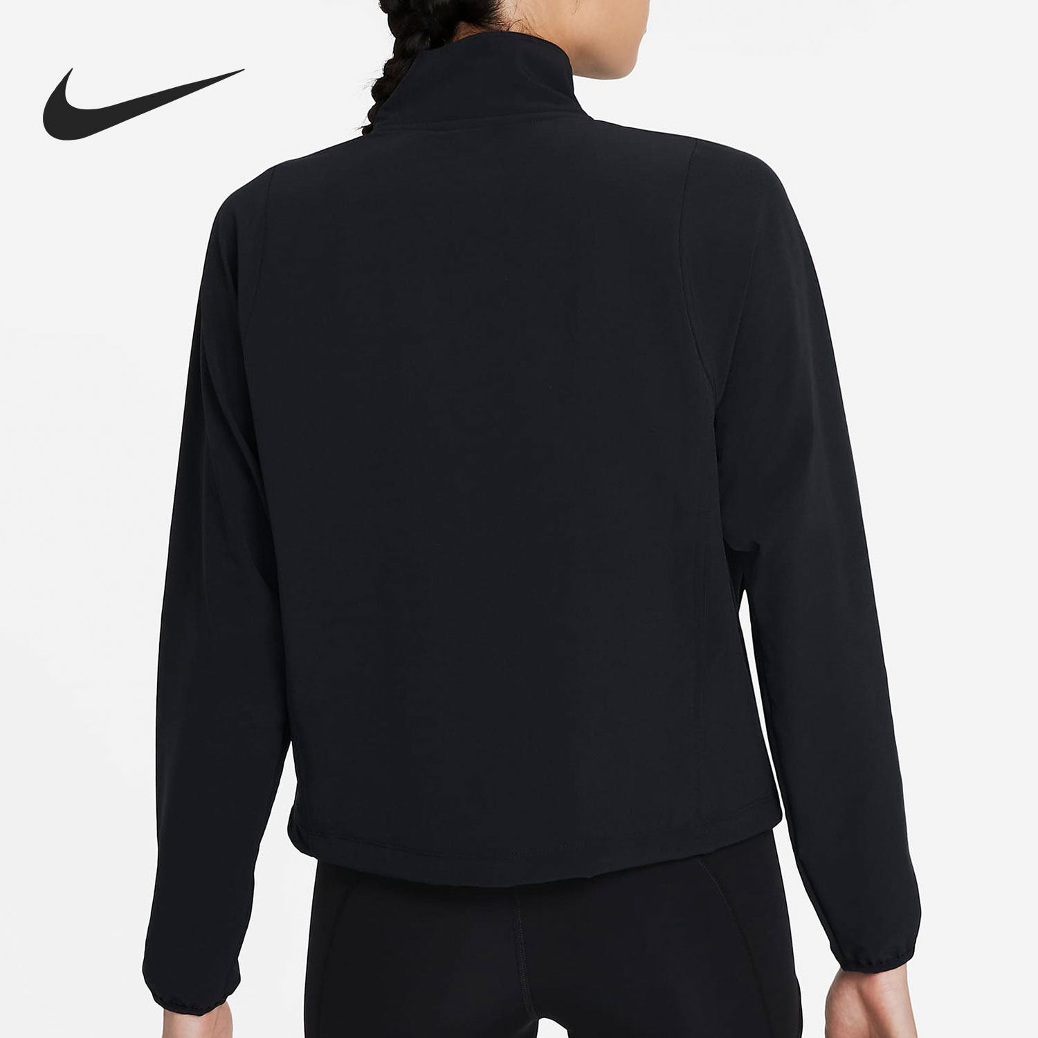 Nike/耐克正品女子立领梭织跑步训练运动夹克外套 DD4030-010,淘宝优惠券,粉丝福利购,淘宝优惠卷