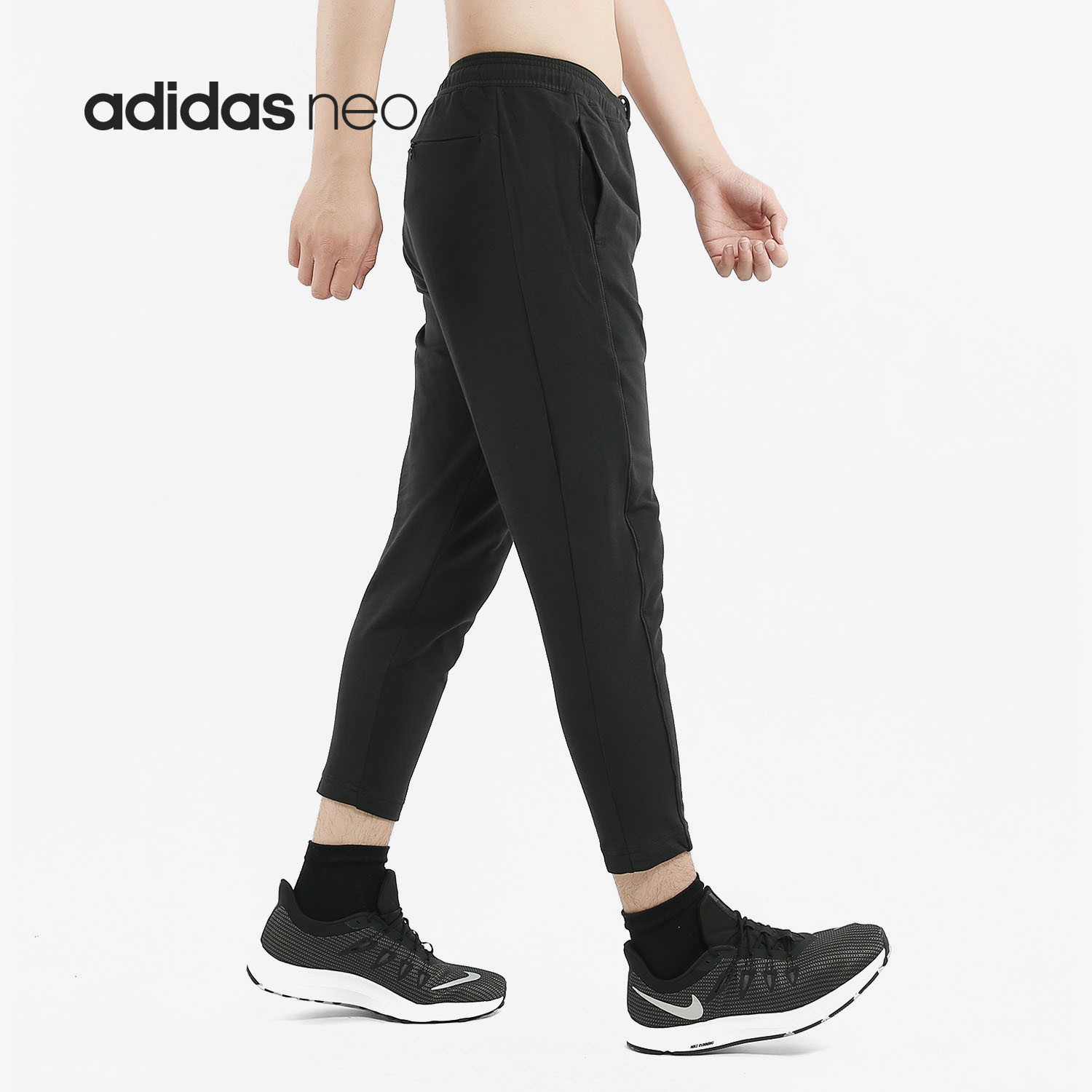 Adidas/阿迪达斯正品 M FV ART 7/8 TP 男子休闲针织长裤EJ7078 - 图0