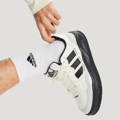 Adidas/阿迪达斯正品LITE SHUFFLE男女低帮系带板鞋KH9022 - 图1