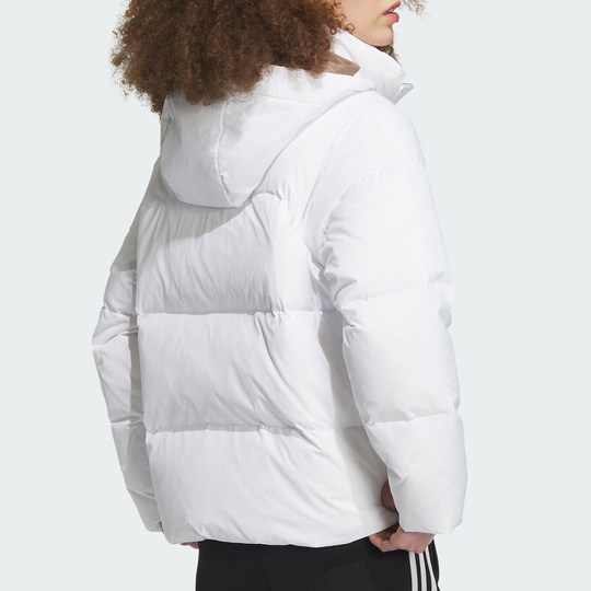 Adidas/阿迪达斯官方正品新款女子时尚保暖连帽运动羽绒服IL8935