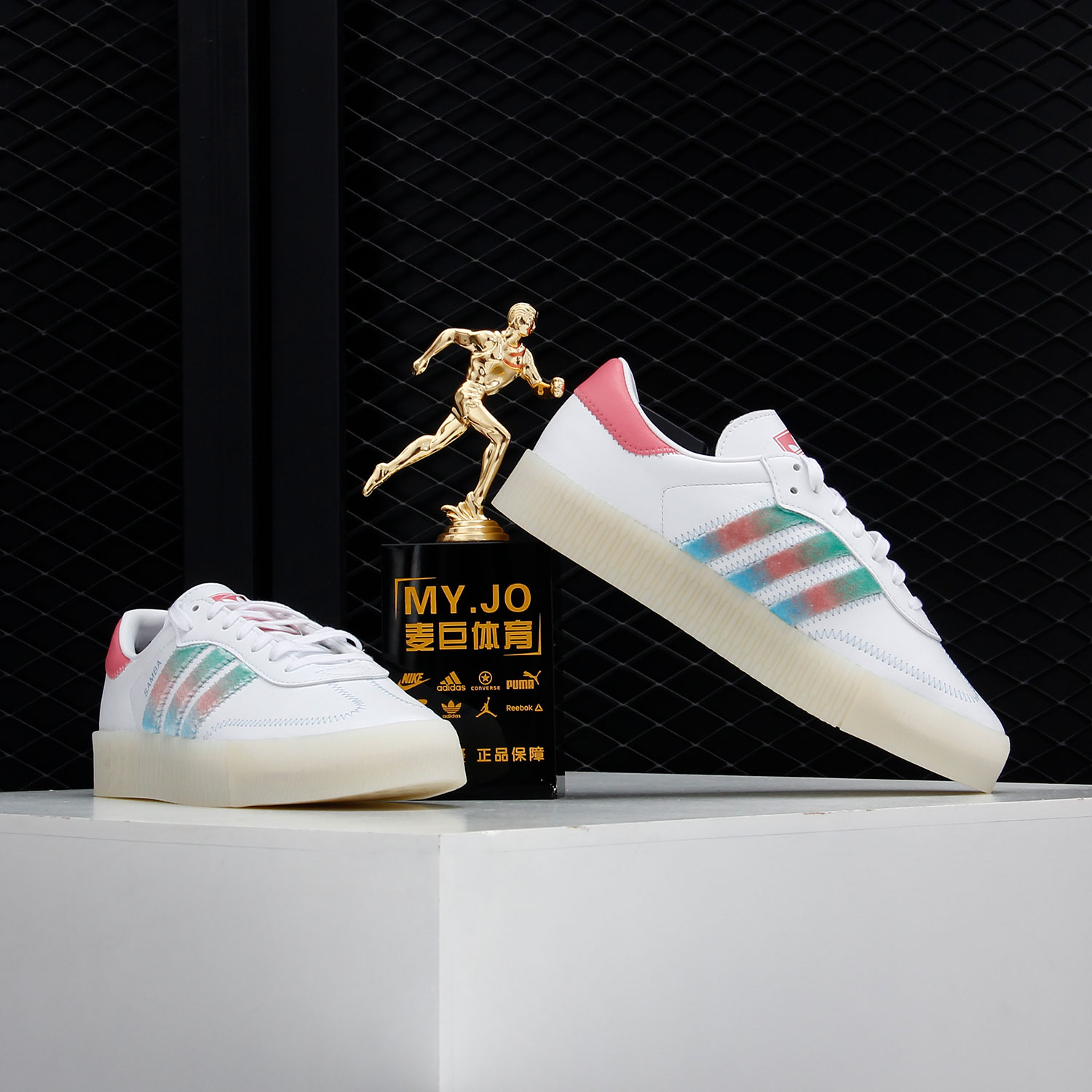 Adidas/阿迪达斯正品三叶草SAMBAROSE W女子经典运动板鞋 GZ2797 - 图2