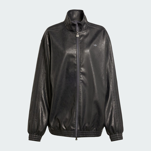 Adidas/阿迪达斯正品三叶草女士日常运动休闲立领耐穿外套JW7326 - 图2