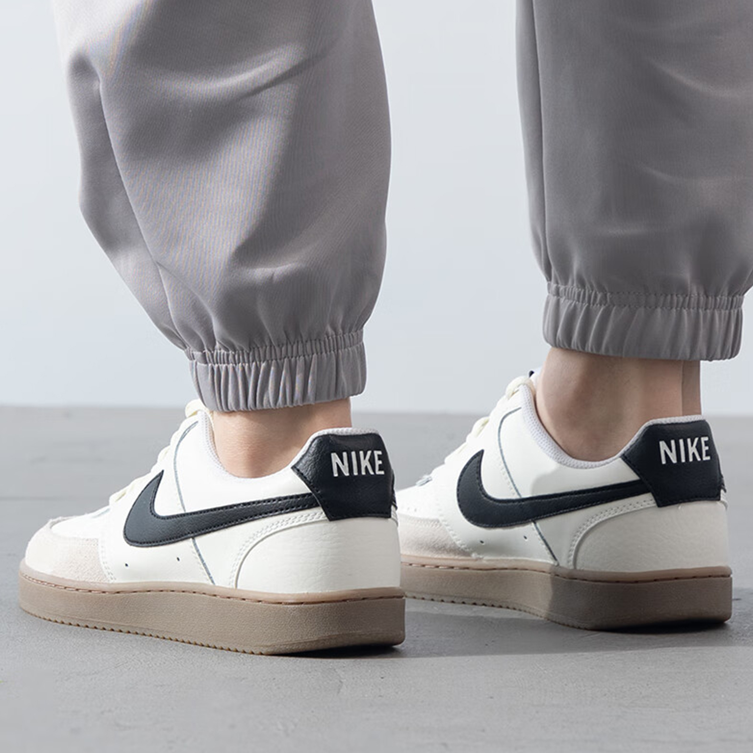 Nike/耐克官方正品2025新款男子低帮休闲透气耐磨板鞋FQ8075-133 - 图1