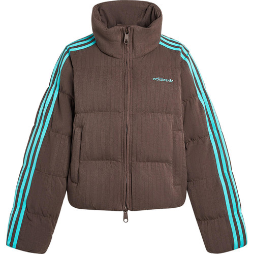 Adidas/阿迪达斯正品三叶草女士保暖复古休闲立领羽绒服KG4909 - 图3